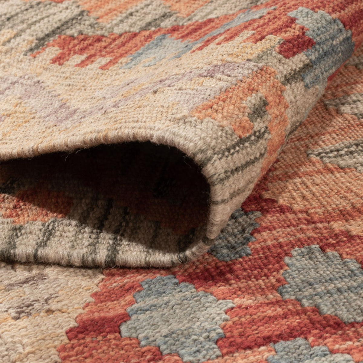 Kelim Carpet - Splash - 176 x 125 cm - flerfärgad