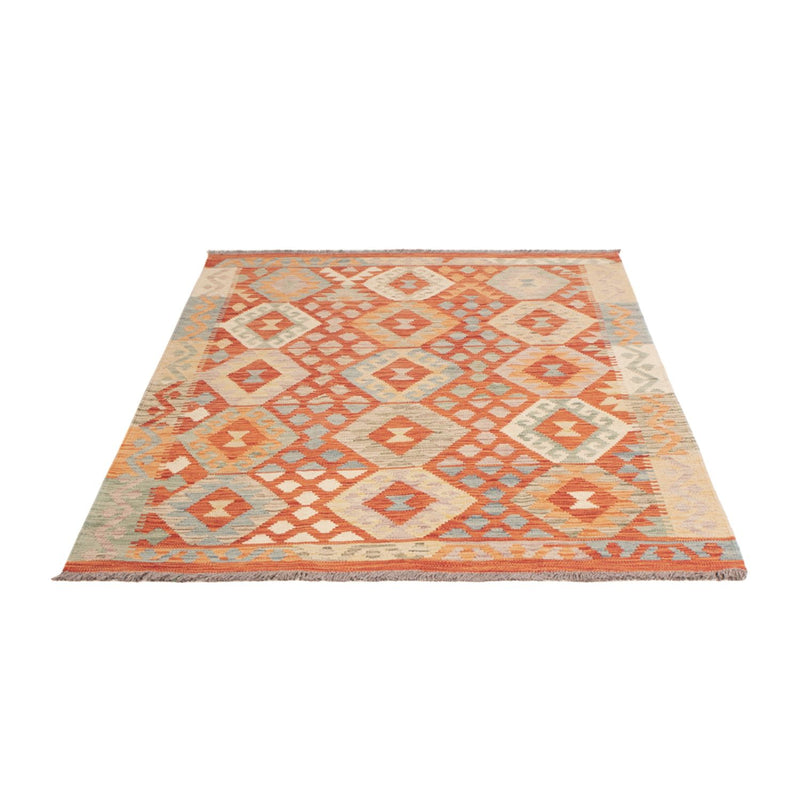 Kelim Carpet - Splash - 176 x 125 cm - flerfärgad