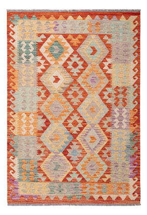 Kelim Carpet - Splash - 174 x 122 cm - flerfärgad