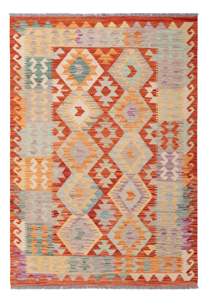 Kelim Carpet - Splash - 174 x 122 cm - flerfärgad