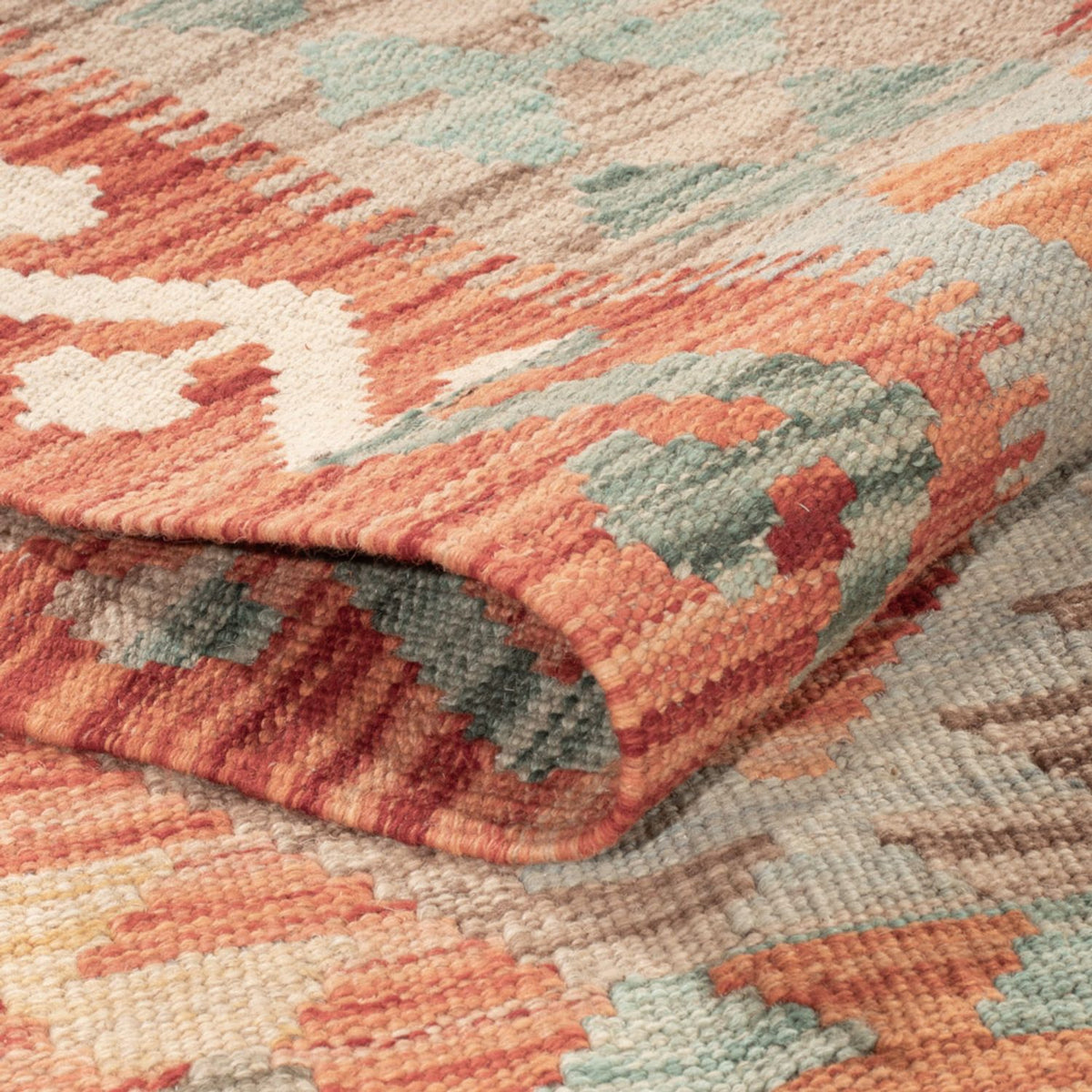 Kelim Carpet - Splash - 171 x 129 cm - flerfärgad