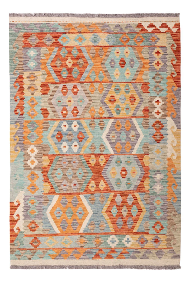 Kelim Carpet - Splash - 177 x 125 cm - flerfärgad