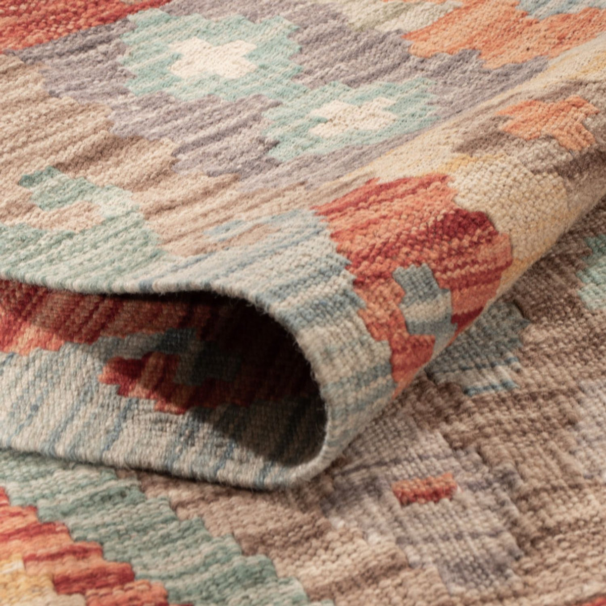 Kelim Carpet - Splash - 177 x 125 cm - flerfärgad