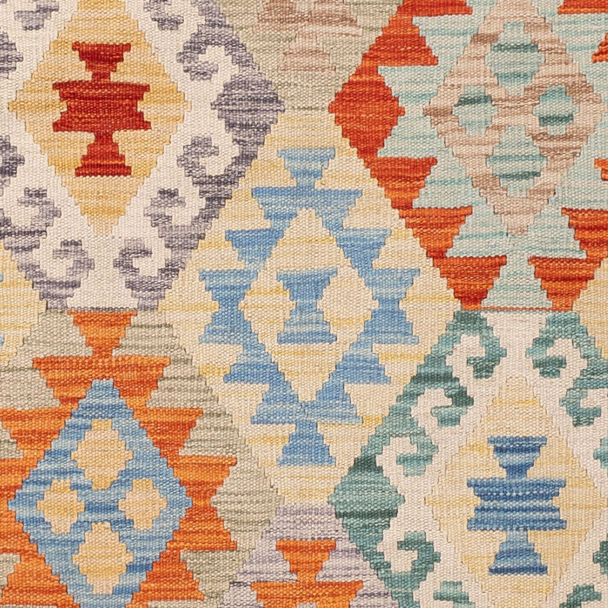 Kelim Carpet - Splash - 170 x 122 cm - flerfärgad