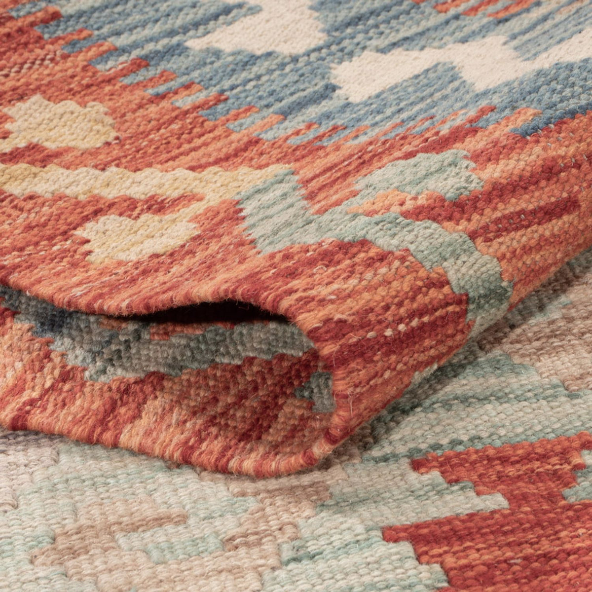 Kelim Carpet - Splash - 170 x 122 cm - flerfärgad