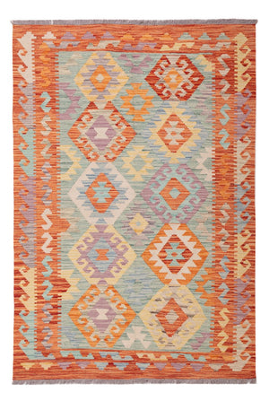 Kelim Carpet - Splash - 178 x 128 cm - flerfärgad