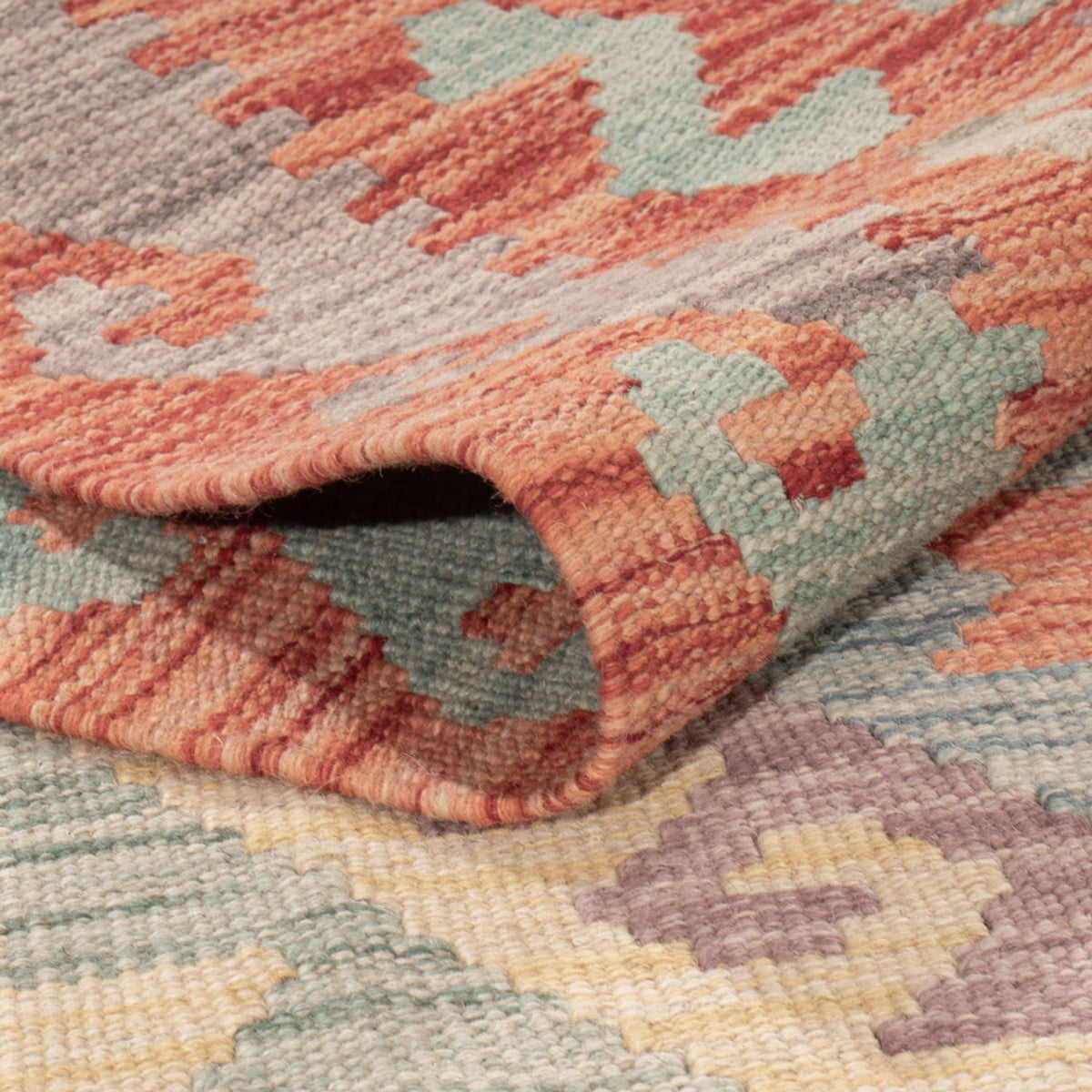 Kelim Carpet - Splash - 178 x 128 cm - flerfärgad