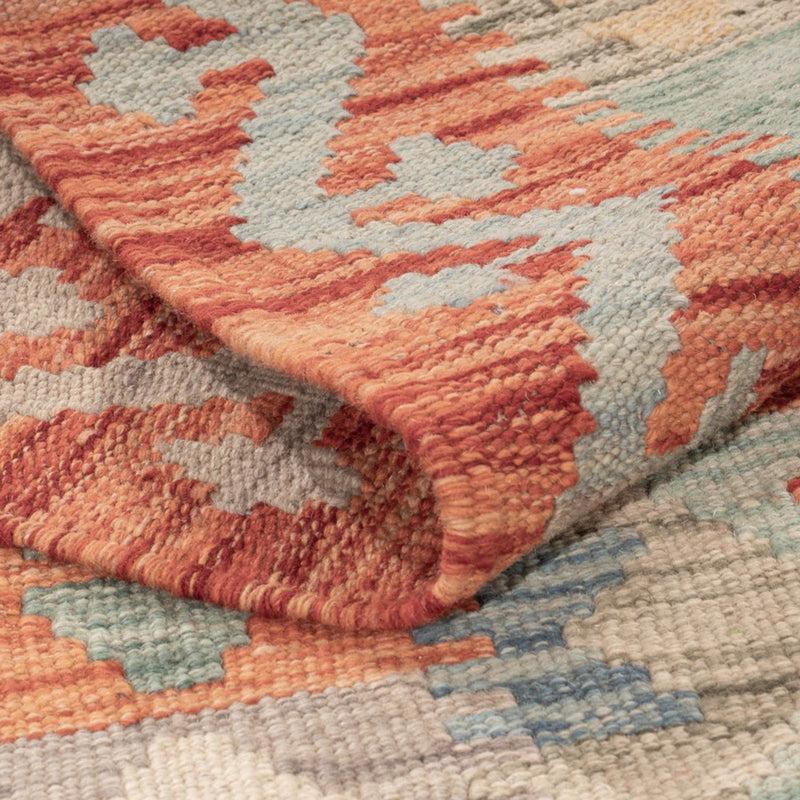 Kelim Carpet - Splash - 191 x 130 cm - flerfärgad