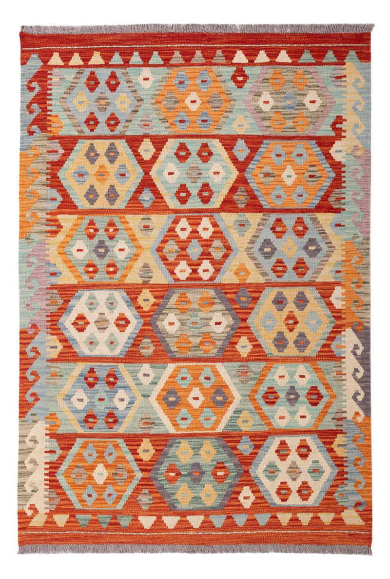 Kelim Carpet - Splash - 176 x 123 cm - flerfärgad