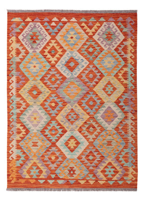 Kelim Carpet - Splash - 169 x 125 cm - flerfärgad