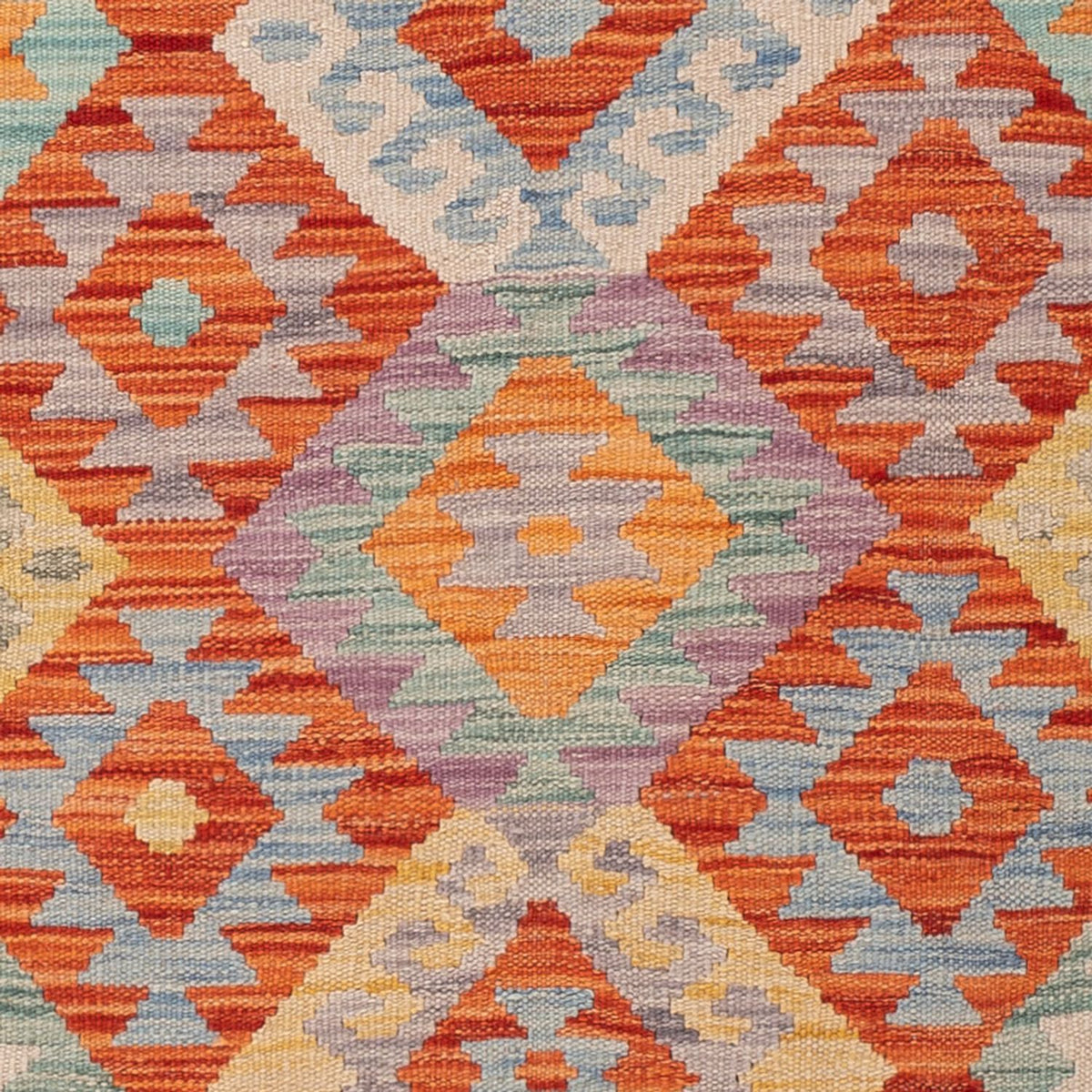 Kelim Carpet - Splash - 169 x 125 cm - flerfärgad