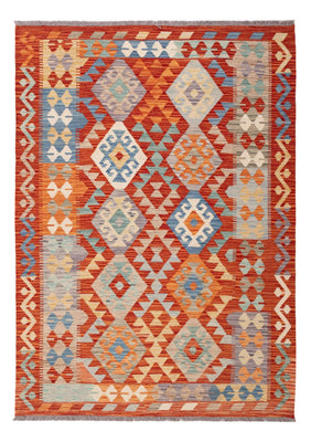 Kelim Carpet - Splash - 174 x 126 cm - flerfärgad