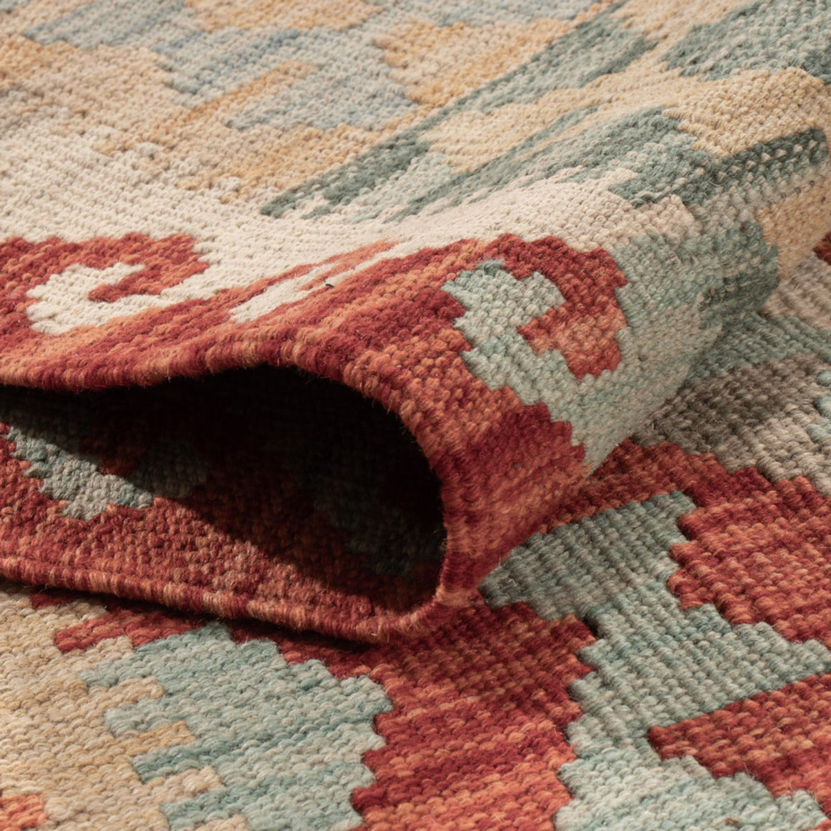 Kelim Carpet - Splash - 174 x 125 cm - flerfärgad