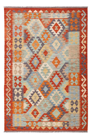 Kelim Carpet - Splash - 181 x 120 cm - flerfärgad