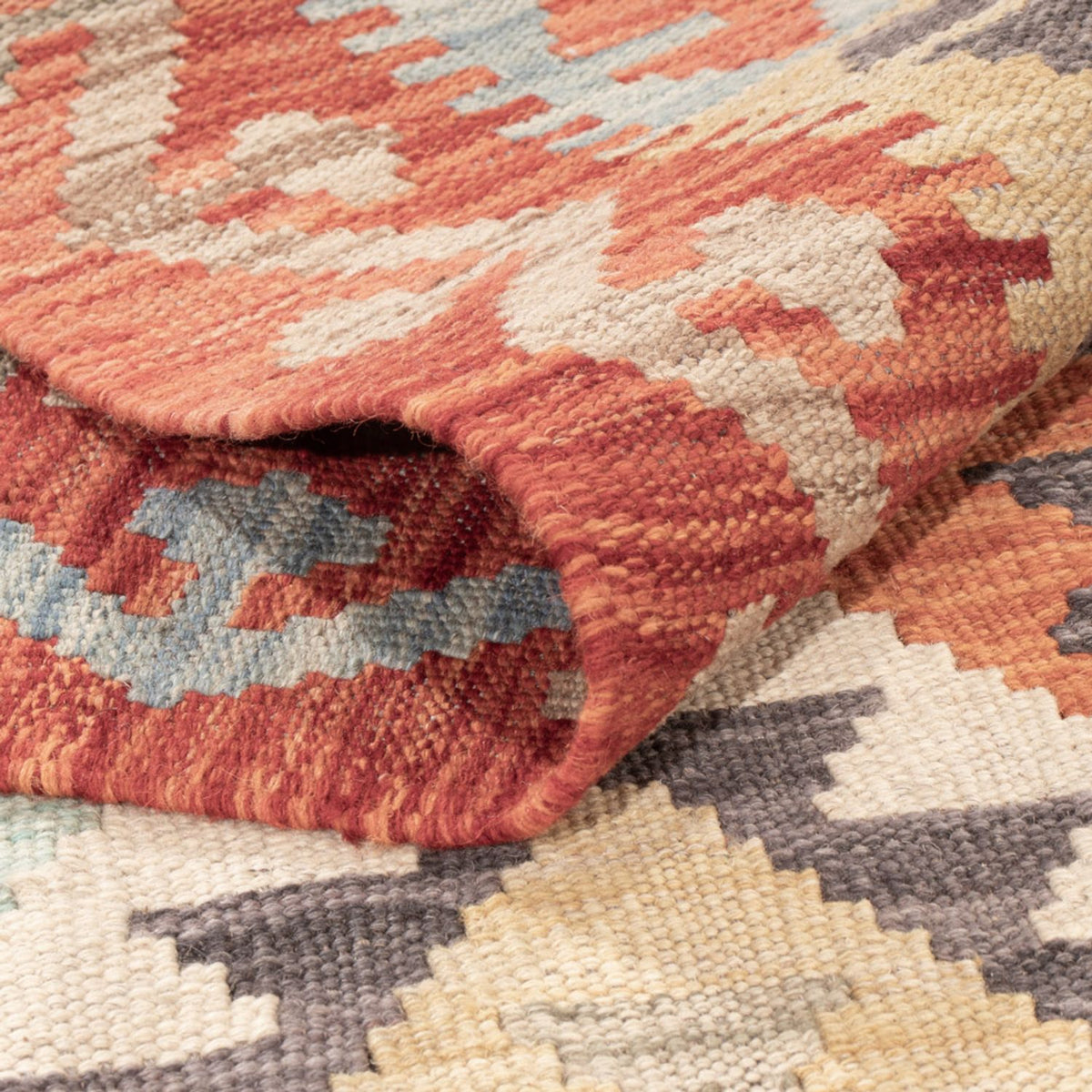 Kelim Carpet - Splash - 181 x 120 cm - flerfärgad