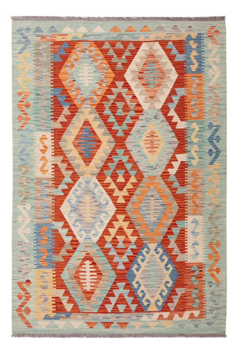 Kelim Carpet - Splash - 183 x 127 cm - flerfärgad