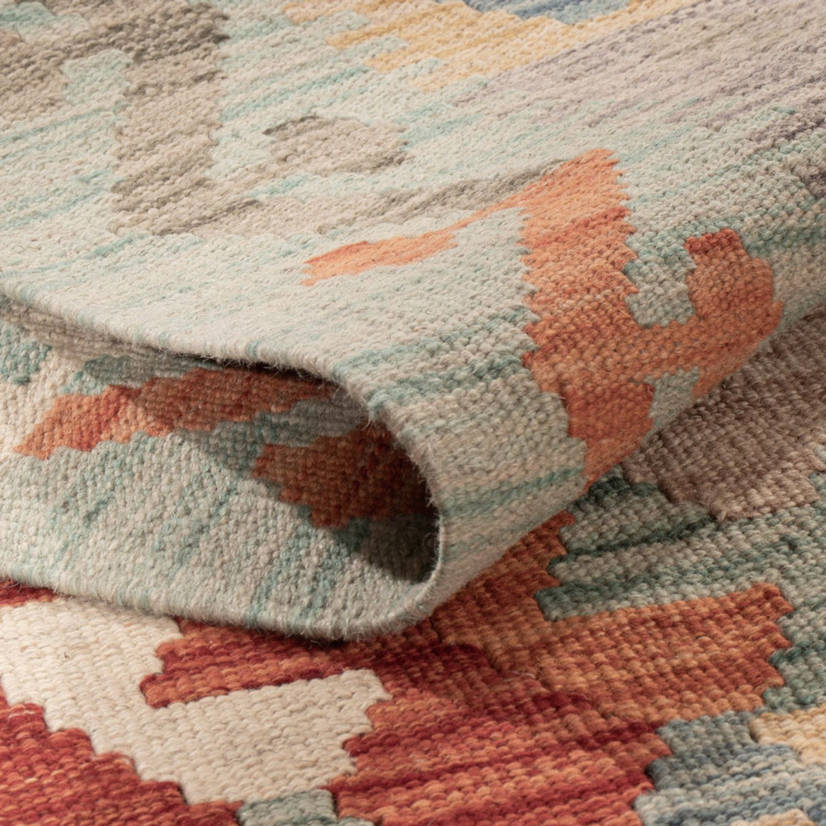 Kelim Carpet - Splash - 180 x 127 cm - flerfärgad