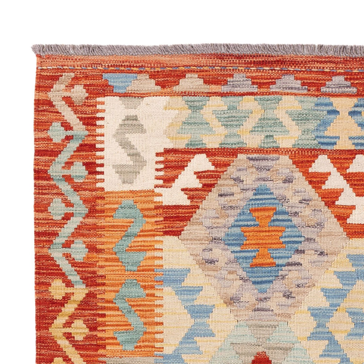 Kelim Carpet - Splash - 177 x 128 cm - flerfärgad