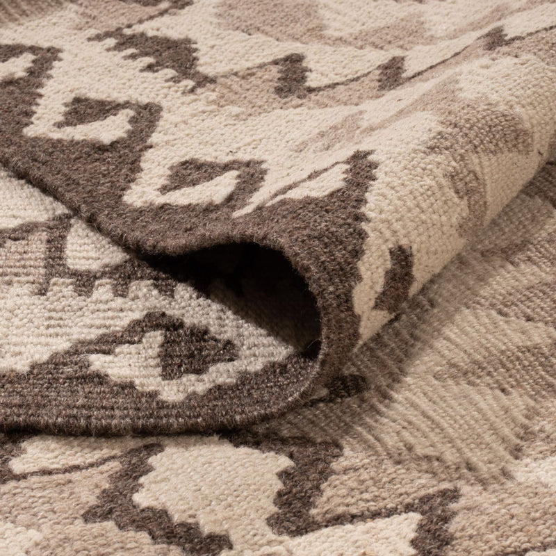 Kelim Carpet - Splash - 291 x 208 cm - ljusgrå