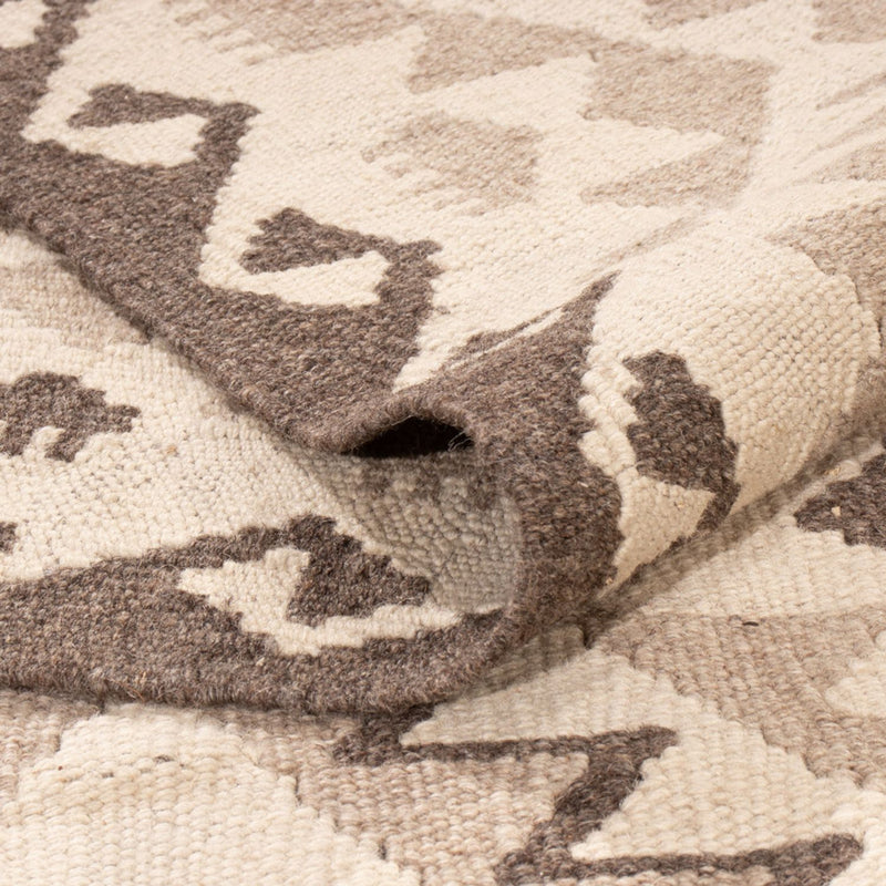 Kelim Carpet - Splash - 290 x 202 cm - ljusgrå