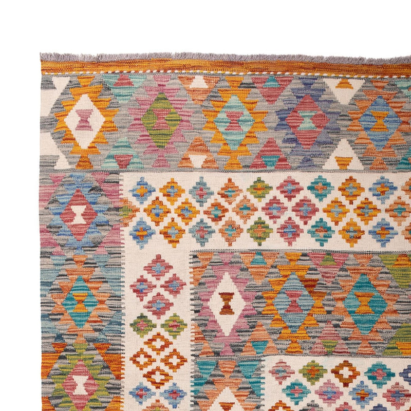 Kelim Carpet - Splash - 301 x 203 cm - flerfärgad