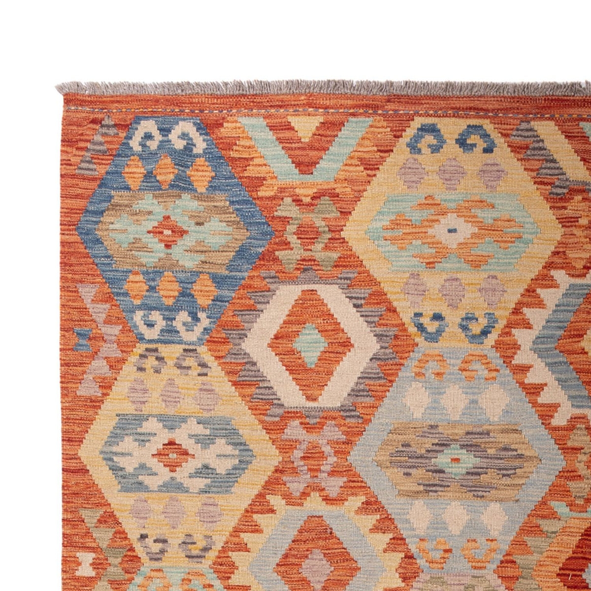 Kelim Carpet - Splash - 310 x 204 cm - flerfärgad