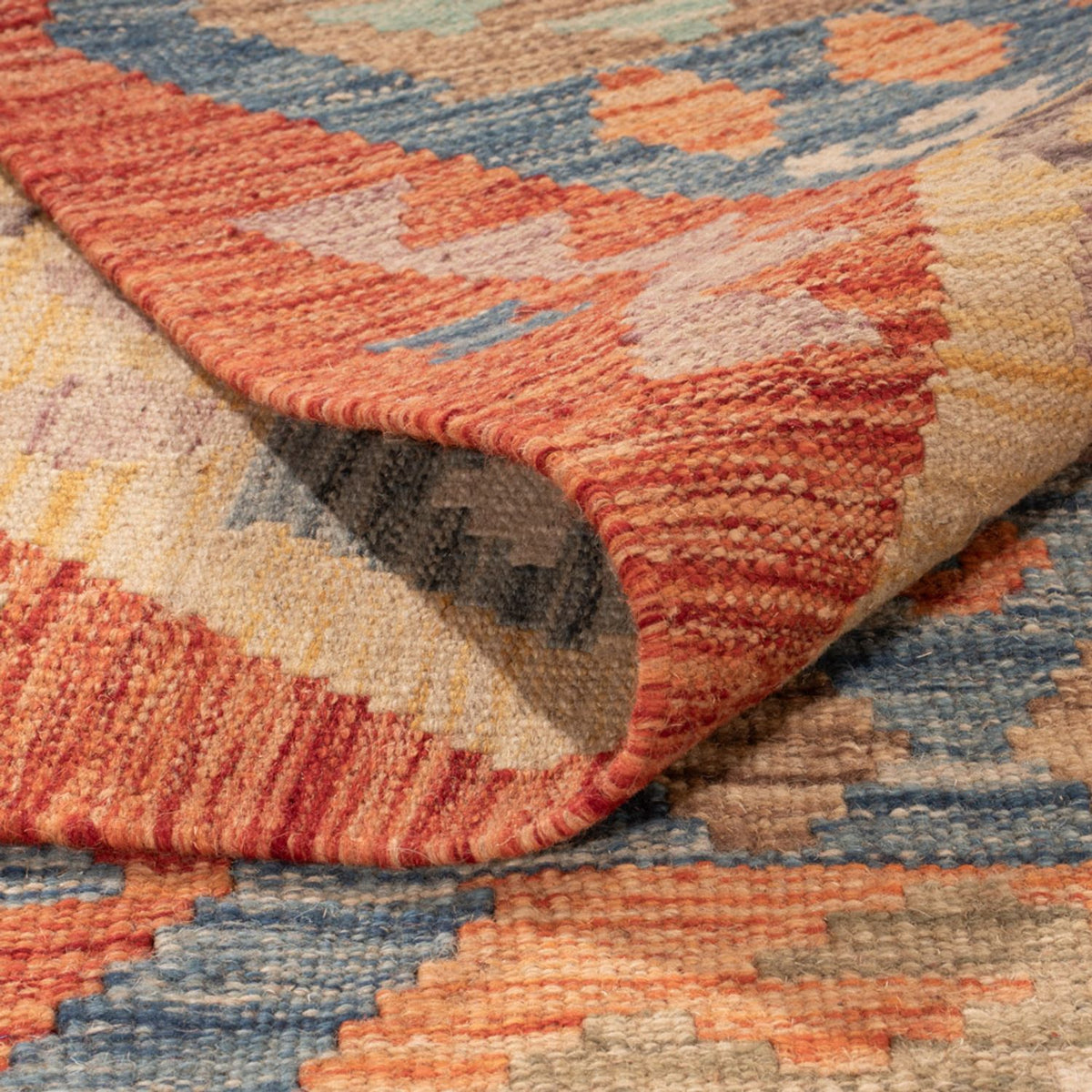 Kelim Carpet - Splash - 310 x 204 cm - flerfärgad