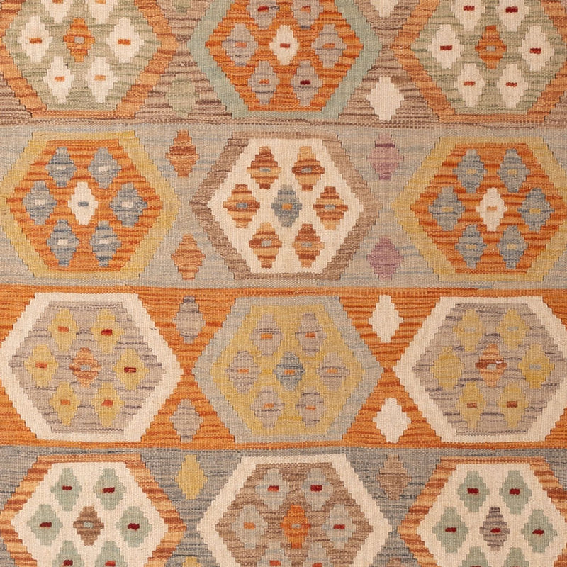 Kelim Carpet - Splash - 298 x 197 cm - flerfärgad