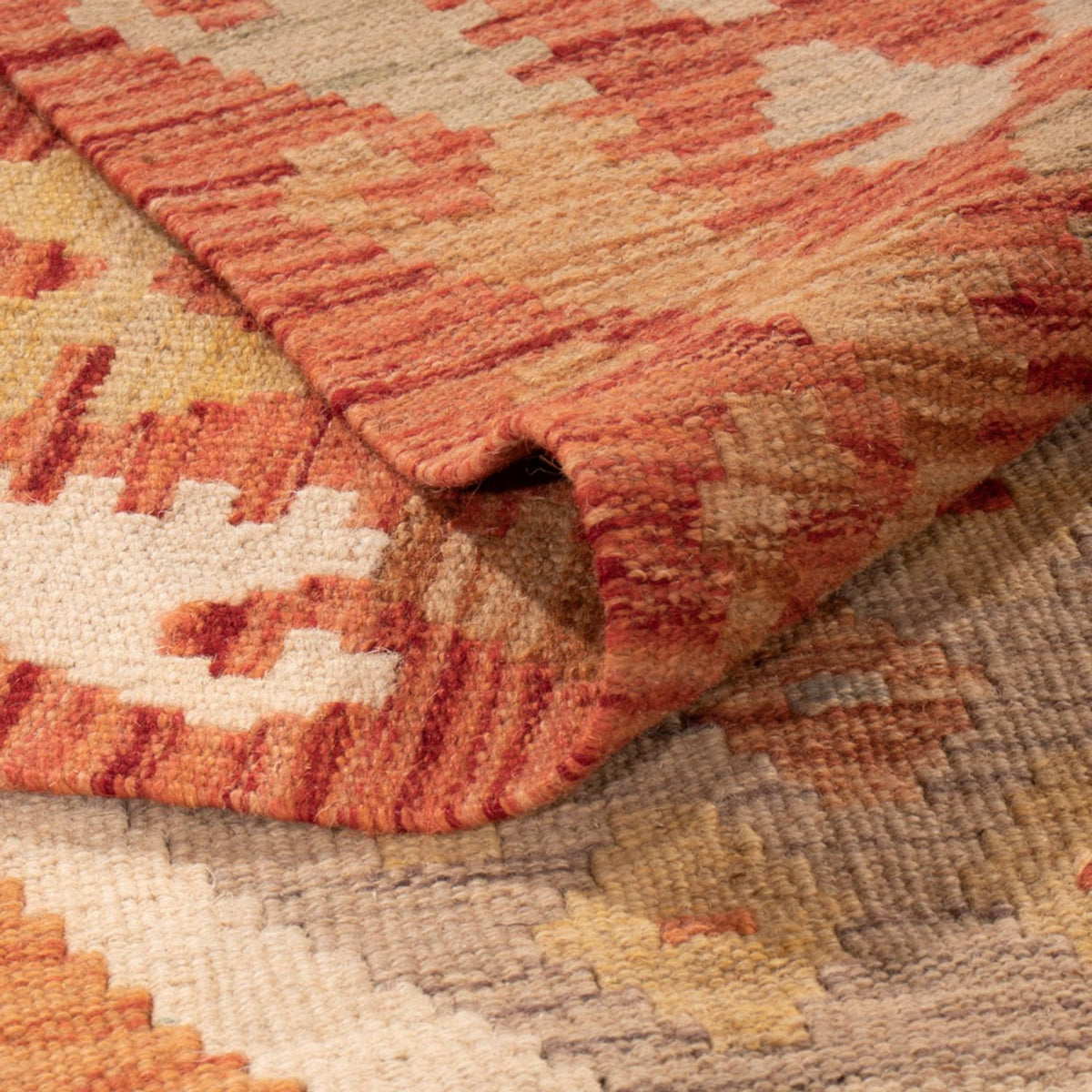 Kelim Carpet - Splash - 298 x 197 cm - flerfärgad