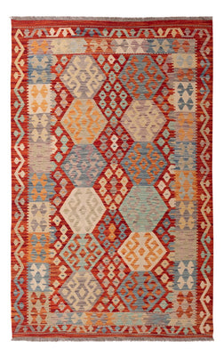 Kelim Carpet - Splash - 201 x 127 cm - flerfärgad