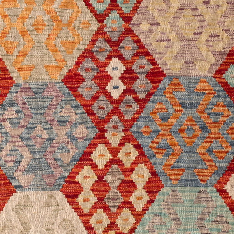 Kelim Carpet - Splash - 201 x 127 cm - flerfärgad