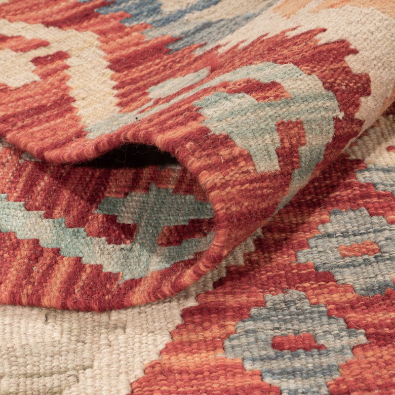 Kelim Carpet - Splash - 201 x 127 cm - flerfärgad