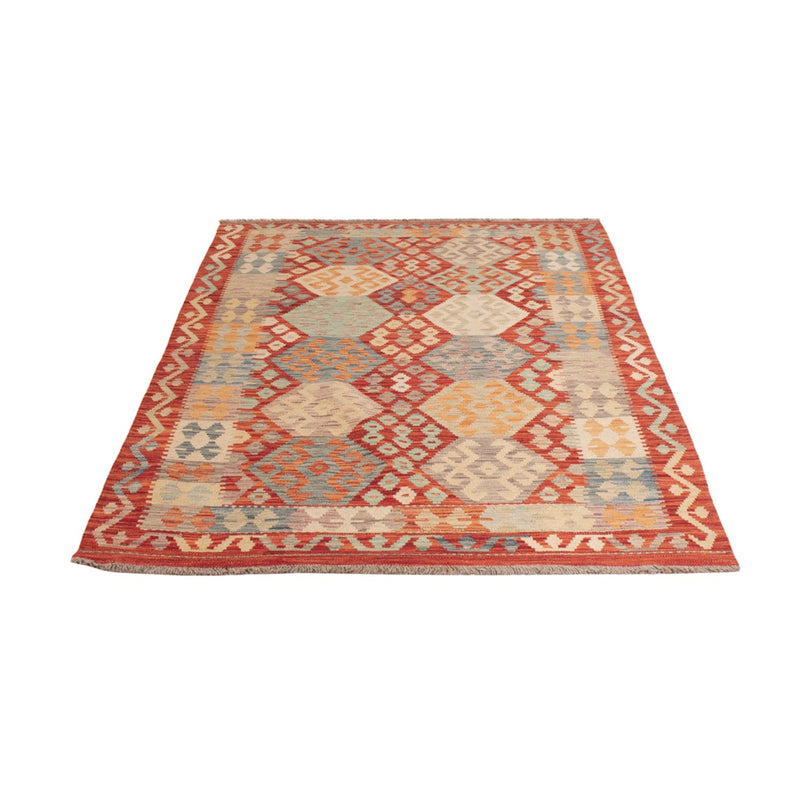 Kelim Carpet - Splash - 201 x 127 cm - flerfärgad