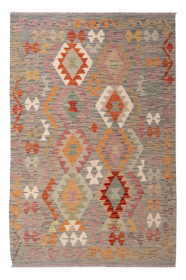 Kelim Carpet - Splash - 184 x 122 cm - flerfärgad