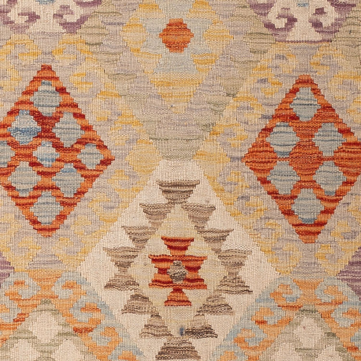 Kelim Carpet - Splash - 170 x 132 cm - flerfärgad
