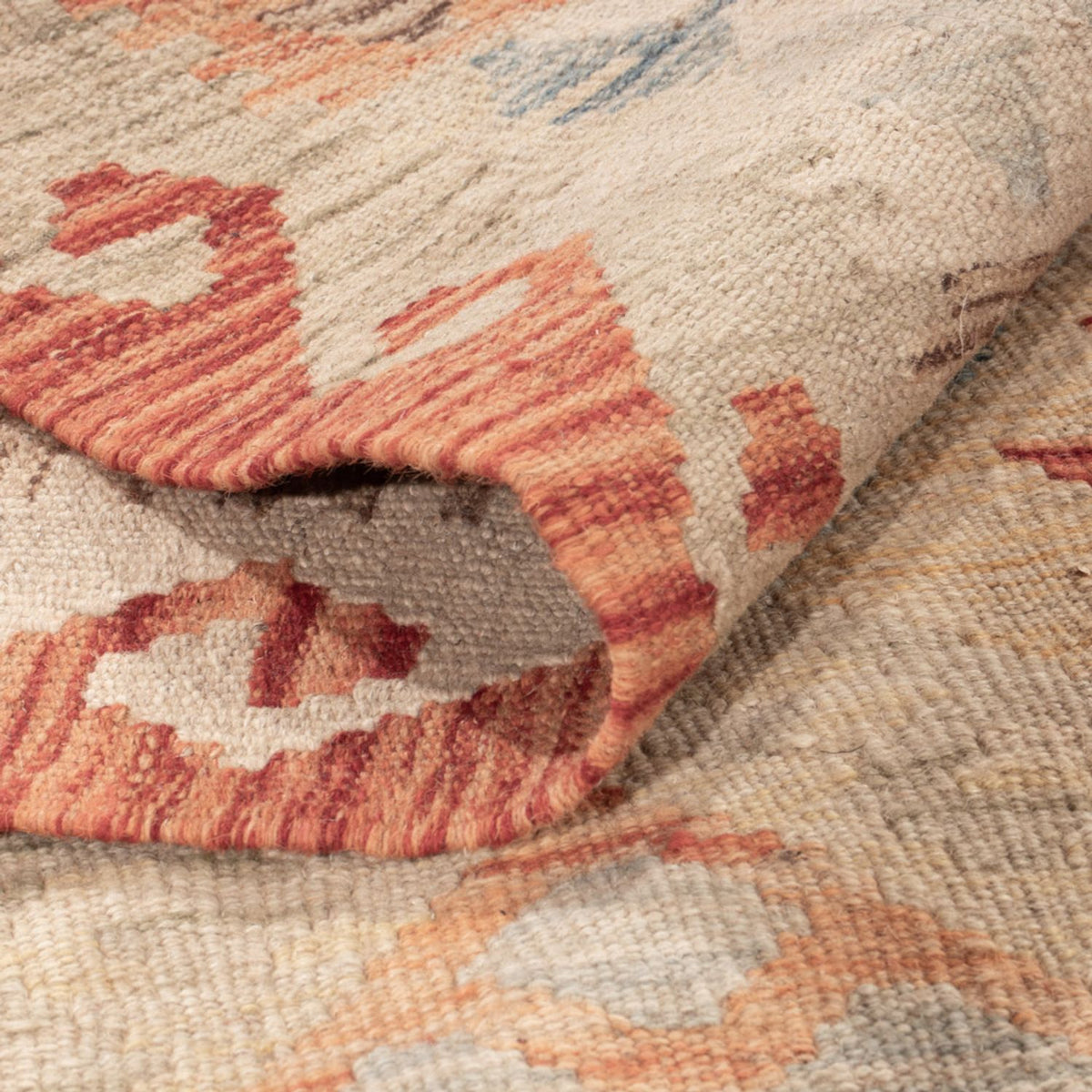 Kelim Carpet - Splash - 170 x 132 cm - flerfärgad