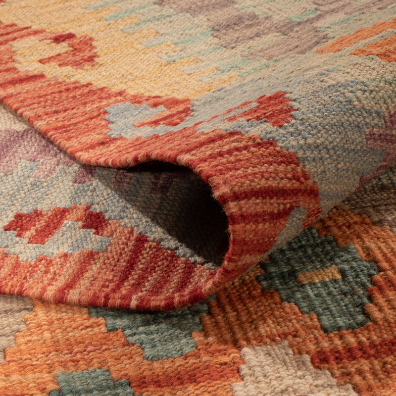 Kelim Carpet - Splash - 294 x 203 cm - flerfärgad