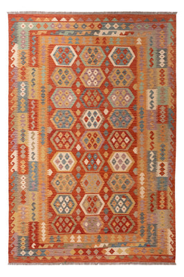 Kelim Carpet - Splash - 295 x 195 cm - flerfärgad