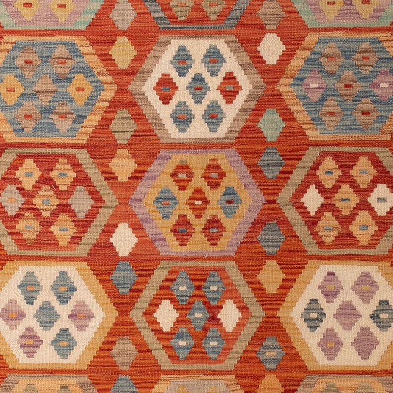 Kelim Carpet - Splash - 295 x 195 cm - flerfärgad