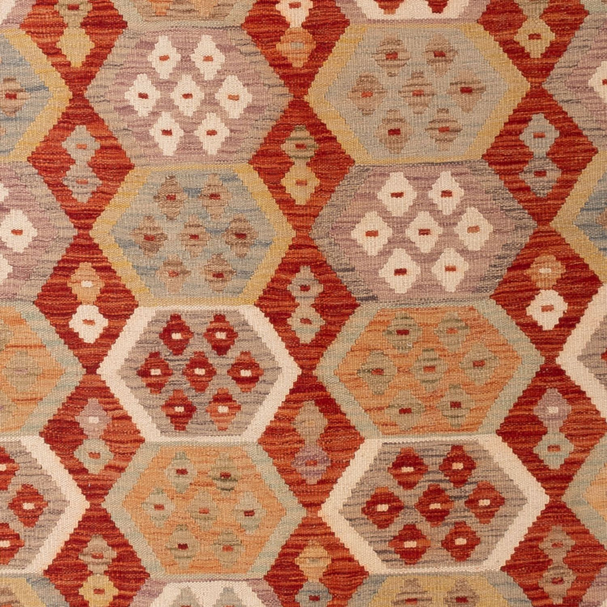 Kelim Carpet - Splash - 289 x 203 cm - flerfärgad