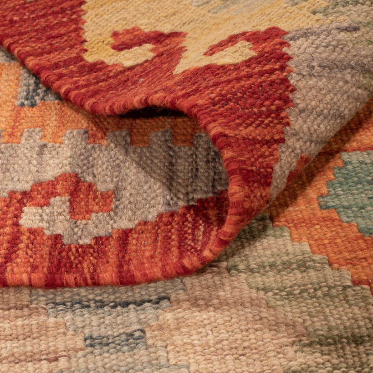 Kelim Carpet - Splash - 294 x 202 cm - flerfärgad