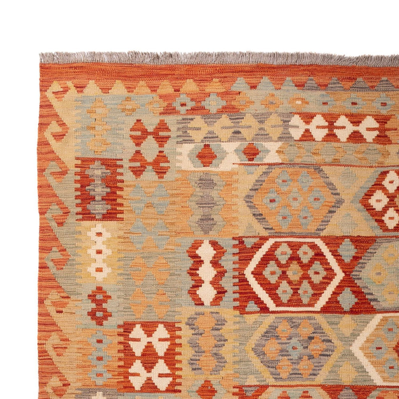 Kelim Carpet - Splash - 306 x 203 cm - flerfärgad