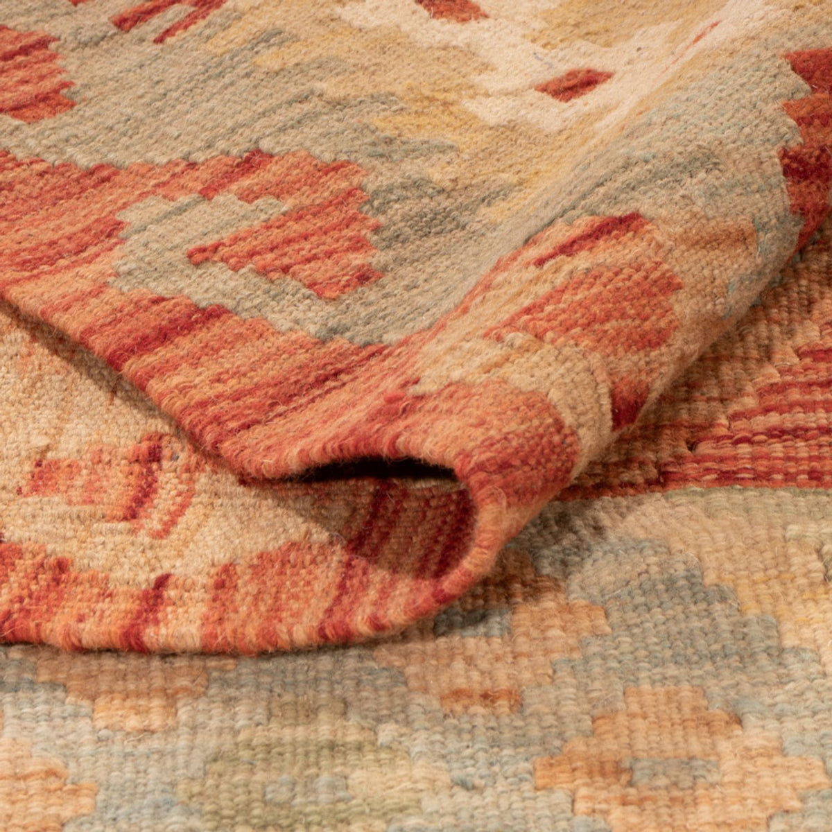 Kelim Carpet - Splash - 306 x 203 cm - flerfärgad