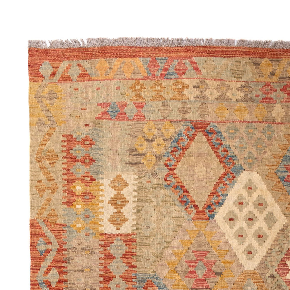 Kelim Carpet - Splash - 301 x 199 cm - flerfärgad