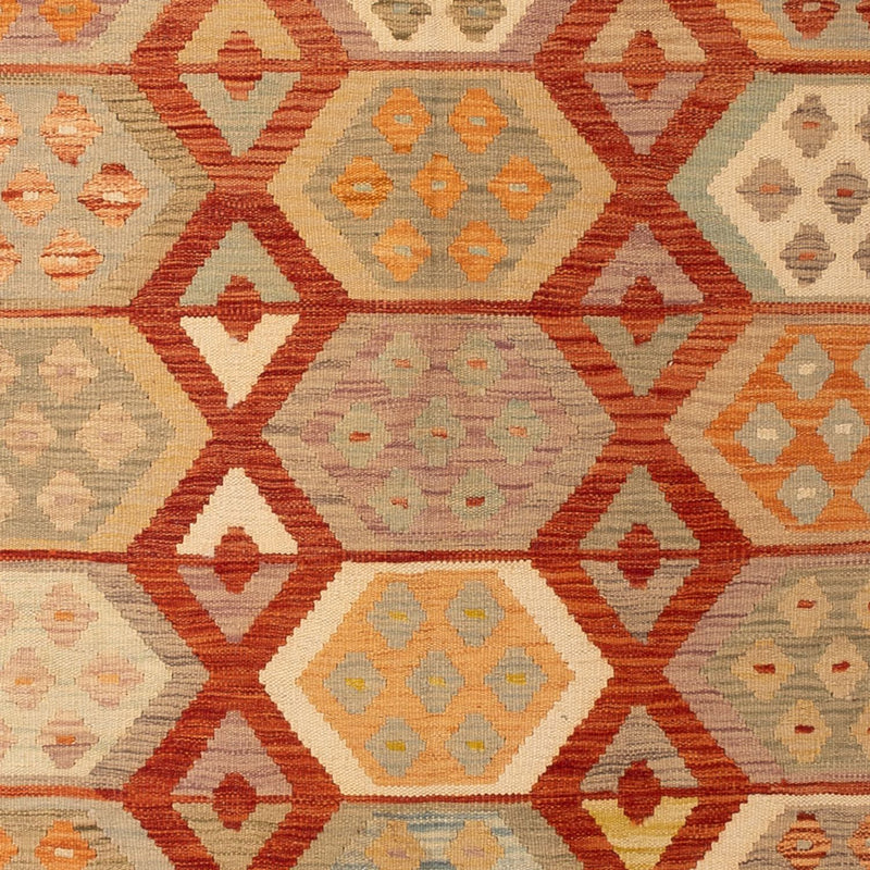 Kelim Carpet - Splash - 302 x 198 cm - flerfärgad