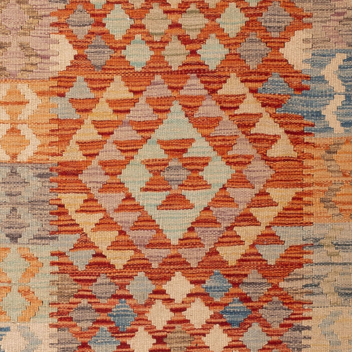 Kelim Carpet - Splash - 200 x 122 cm - flerfärgad
