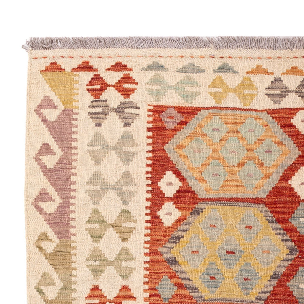 Kelim Carpet - Splash - 184 x 120 cm - flerfärgad