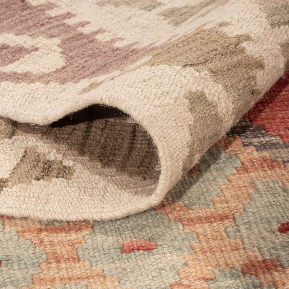 Kelim Carpet - Splash - 184 x 120 cm - flerfärgad