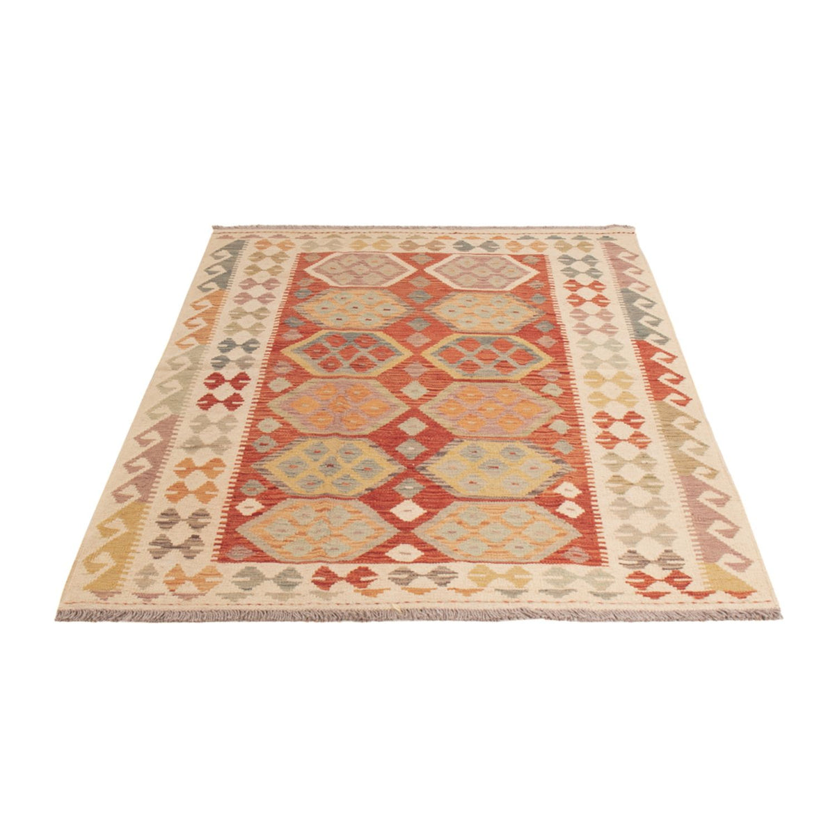 Kelim Carpet - Splash - 184 x 120 cm - flerfärgad