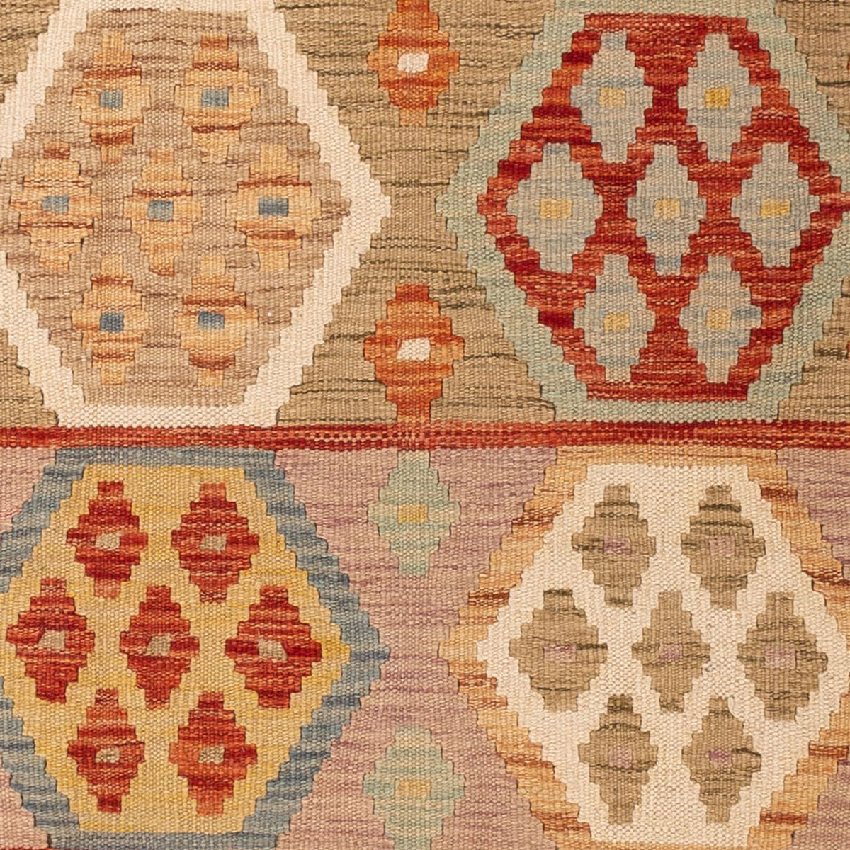 Kelim Carpet - Splash - 185 x 122 cm - flerfärgad